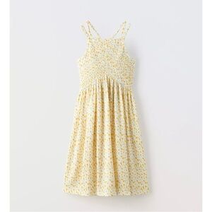 Zara Yellow Floral Dress
